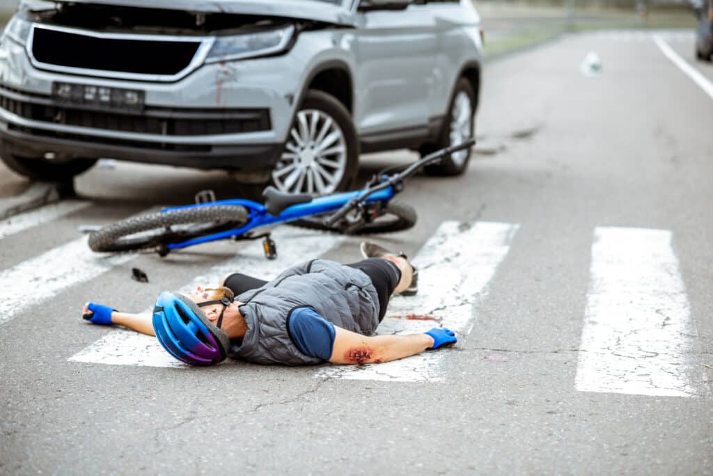 Road accident with